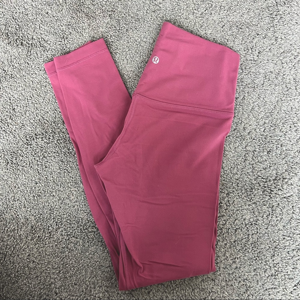 Lululemon pink align 28” leggings